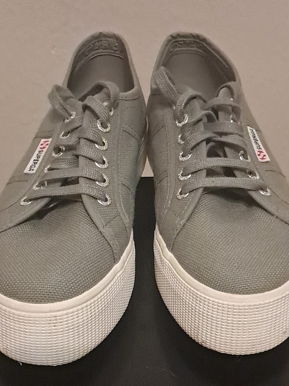 Superga Men’s Classic Canvas Sneakers in Gray 9